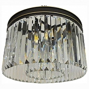 Подвесной светильник Citilux Мартин CL332081 цвет плафона/подвески Прозрачный, цвет арматуры Черный