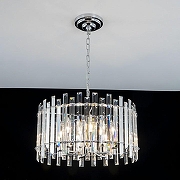 Подвесной светильник Citilux Ингвар CL334161 цвет плафона/подвески Прозрачный, цвет арматуры Хром-6