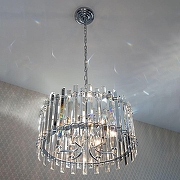 Подвесной светильник Citilux Ингвар CL334161 цвет плафона/подвески Прозрачный, цвет арматуры Хром-15