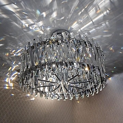 Подвесной светильник Citilux Ингвар CL334281 цвет плафона/подвески Прозрачный, цвет арматуры Хром-9