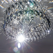 Подвесной светильник Citilux Ингвар CL334281 цвет плафона/подвески Прозрачный, цвет арматуры Хром-10