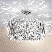 Подвесной светильник Citilux Ингвар CL334281 цвет плафона/подвески Прозрачный, цвет арматуры Хром-15