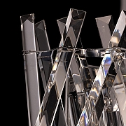 Накладной светильник Citilux Ингвар CL334421 цвет плафона/подвески Прозрачный, цвет арматуры Хром-12