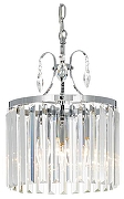 Подвесной светильник Citilux Инга CL335131 цвет плафона/подвески Прозрачный, цвет арматуры Хром
