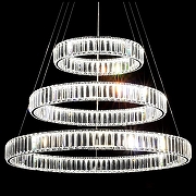 Подвесной светильник Citilux Чезаре CL338381 цвет плафона/подвески Прозрачный, цвет арматуры Хром