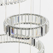 Подвесной светильник Citilux Чезаре CL338661 цвет плафона/подвески Прозрачный, цвет арматуры Хром-8