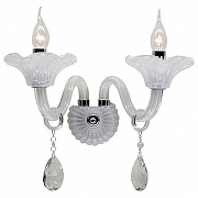 Бра Citilux Ирида CL351320 цвет плафона/подвески Прозрачный, цвет арматуры Белый, Хром