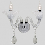 Бра Citilux Ирида CL351320 цвет плафона/подвески Прозрачный, цвет арматуры Белый, Хром-1