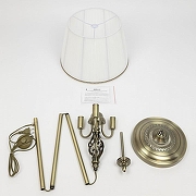 Торшер Citilux Вена CL402930 цвет плафона/подвески Белый, цвет арматуры Бронза-1