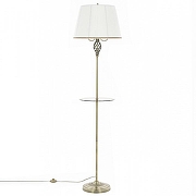 Стол журнальный с торшером Citilux Вена CL402930T цвет плафона/подвески Белый, цвет арматуры Бронза-3