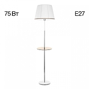 Стол журнальный с торшером Citilux Линц CL402970T цвет плафона/подвески Белый, цвет арматуры Хром-2