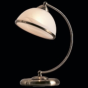 Настольная лампа Citilux Лугано CL403813 цвет плафона/подвески Белый, Бронза, цвет арматуры Бронза-1