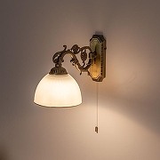 Бра Citilux Адриана CL405413 цвет плафона/подвески Белый, цвет арматуры Бронза-5