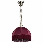 Подвесной светильник Citilux Базель CL407113 цвет плафона/подвески Красный, цвет арматуры Бронза-1