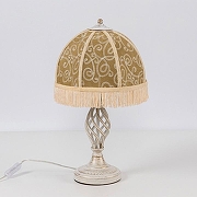 Настольная лампа Citilux Базель CL407805 цвет плафона/подвески Бежевый, цвет арматуры Белый, Золото-3