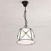 Подвесной светильник Citilux Дрезден CL409212 цвет плафона/подвески Белый, цвет арматуры Коричневый-1