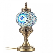 Настольная лампа Citilux Каир CL419816 цвет плафона/подвески Синий, цвет арматуры Бронза-1