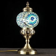 Настольная лампа Citilux Каир CL419816 цвет плафона/подвески Синий, цвет арматуры Бронза-2