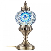 Настольная лампа Citilux Каир CL419816 цвет плафона/подвески Синий, цвет арматуры Бронза-3