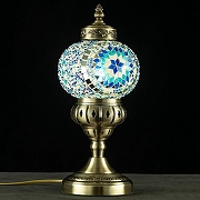 Настольная лампа Citilux Каир CL419816 цвет плафона/подвески Синий, цвет арматуры Бронза-4