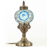 Настольная лампа Citilux Каир CL419816 цвет плафона/подвески Синий, цвет арматуры Бронза-5