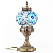 Настольная лампа Citilux Каир CL419816 цвет плафона/подвески Синий, цвет арматуры Бронза-6