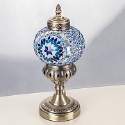 Настольная лампа Citilux Каир CL419816 цвет плафона/подвески Синий, цвет арматуры Бронза-9