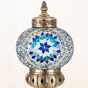 Настольная лампа Citilux Каир CL419816 цвет плафона/подвески Синий, цвет арматуры Бронза-12