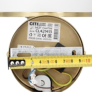 Бра Citilux ALTON CL421413 цвет плафона/подвески Белый, цвет арматуры Бронза-7