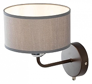 Бра Citilux Форма CL428411 цвет плафона/подвески Серый, цвет арматуры Коричневый