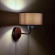 Бра Citilux Форма CL428411 цвет плафона/подвески Серый, цвет арматуры Коричневый-14