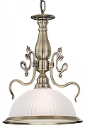 Подвесной светильник Citilux Идальго CL434111 цвет плафона/подвески Белый, Бронза, цвет арматуры Бронза