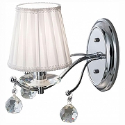 Бра Citilux Шелли CL438311 цвет плафона/подвески Белый, Прозрачный, цвет арматуры Хром