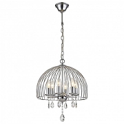 Подвесной светильник Citilux Джина CL462261 цвет плафона/подвески Прозрачный, Хром, цвет арматуры Хром-1