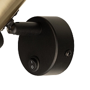 Бра Citilux SAT CL505611 цвет плафона/подвески Черный, цвет арматуры Золото, Черный-10