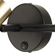 Бра Citilux SAT CL505631 цвет плафона/подвески Черный, цвет арматуры Золото, Черный-8