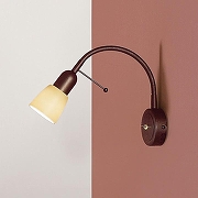 Бра Citilux Ронда CL506314 цвет плафона/подвески Бежевый, цвет арматуры Коричневый-2