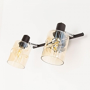 Бра Citilux Кингстон CL518520 цвет плафона/подвески Бежевый, цвет арматуры Коричневый-1