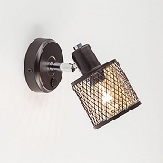 Бра Citilux Робин CL535615 цвет плафона/подвески Бежевый, цвет арматуры Коричневый-1