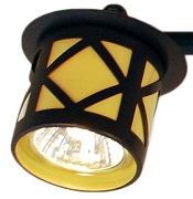 Спот Citilux Гессен CL536541 цвет плафона/подвески Желтый, Коричневый, цвет арматуры Коричневый-1