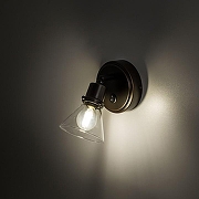 Бра Citilux Бисмарк CL564511 цвет плафона/подвески Прозрачный, цвет арматуры Коричневый-6