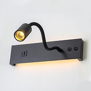 Бра Citilux Декарт CL704471 цвет плафона/подвески Черный, цвет арматуры Черный-4