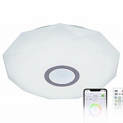 Накладной светильник Citilux Диамант Смарт CL713A30G цвет плафона/подвески Белый, цвет арматуры Хром