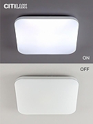 Накладной светильник Citilux Симпла CL714K480G цвет плафона/подвески Белый, цвет арматуры Хром-5