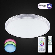 Накладной светильник Citilux Альпина Смарт CL718A80G цвет плафона/подвески Белый, Прозрачный, цвет арматуры Белый-1