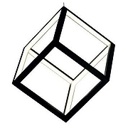 Подвесной светильник Citilux Куб CL719201 цвет плафона/подвески Черный, цвет арматуры Черный