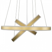 Подвесной светильник Citilux Дуэт CL719652 цвет плафона/подвески Золото, цвет арматуры Золото