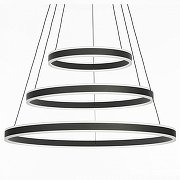 Подвесной светильник Citilux Дуэт CL719681 цвет плафона/подвески Белый, Черный, цвет арматуры Черный