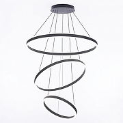 Подвесной светильник Citilux Дуэт CL719681 цвет плафона/подвески Белый, Черный, цвет арматуры Черный-1