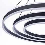 Подвесной светильник Citilux Дуэт CL719681 цвет плафона/подвески Белый, Черный, цвет арматуры Черный-7